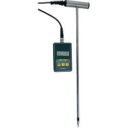 Φορητό ψηφιακό υγρασιόμετρο GREISISNGER Γερμανίας, τύπος BaleCheck 100,
με ανοξείδωτο εμβαπτιζόμενο αισθητήριο μήκους 600mm, 
περιοχή μέτρησης υγρασίας 0-100%
